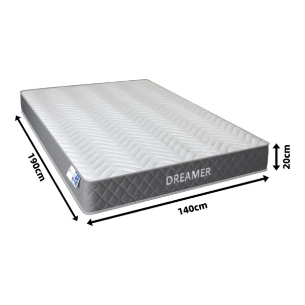 Στρώμα Dreamer pocket spring διπλής όψης 20cm 140x190εκ