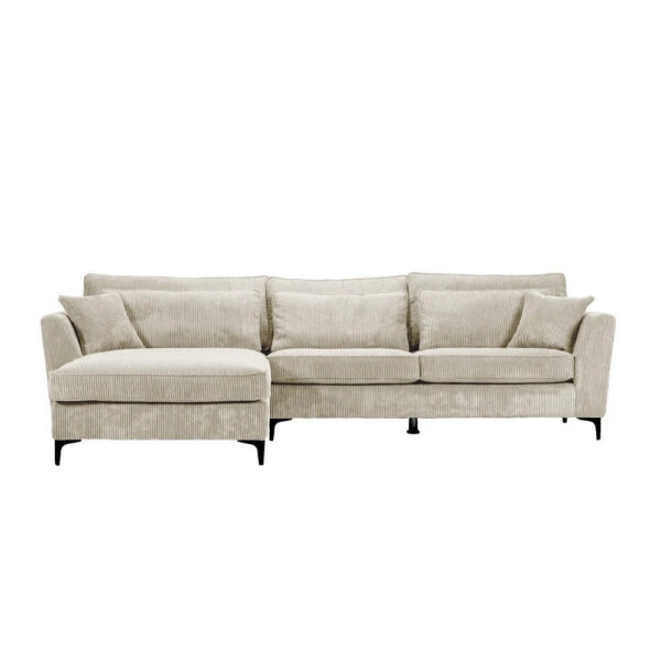 FOREVER ΚΑΝΑΠΕΣ ΓΩΝΙΑ ΑΡΙΣΤΕΡΗ BEIGE 316x185xH92cm