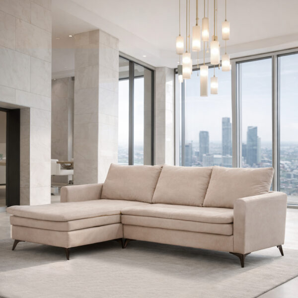 SCANDALO ΚΑΝΑΠΕΣ ΓΩΝΙΑ ΑΝΑΣΤΡΕΨΙΜΗ CREAM ASTI 1 265x188x99cm