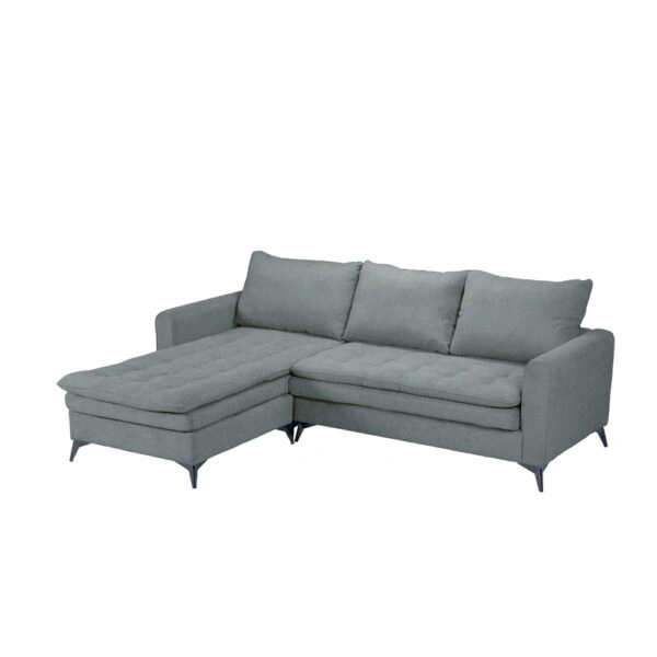 SCANDALO ΚΑΝΑΠΕΣ ΓΩΝΙΑ ΑΝΑΣΤΡΕΨΙΜΗ ΓΚΡΙ ASTI 13 265x188x99cm