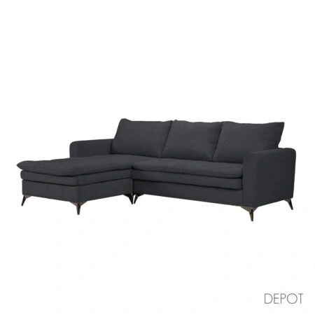 SCANDALO ΚΑΝΑΠΕΣ ΓΩΝΙΑ ΑΝΑΣΤΡΕΨΙΜΗ ΑΝΘΡΑΚΙ ASTI 15 265x188x99cm