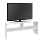 Έπιπλο τηλεόρασης Beirut Megapap χρώμα λευκό 80x30x40εκ.