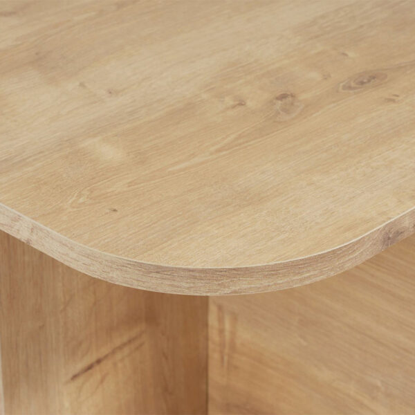 Τραπεζάκι σαλονιού Becaj Megapap χρώμα sapphire oak 120x60x41,4εκ.