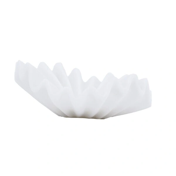 Artekko Coral Λευκό Διακοσμητικό Μπολ Ρητίνης (25x24.5x10)cm