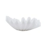 Artekko Coral Λευκό Διακοσμητικό Μπολ Ρητίνης (25x24.5x10)cm