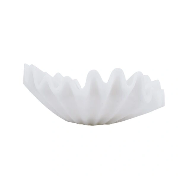 Artekko Coral Λευκό Διακοσμητικό Μπολ Ρητίνης (25x24.5x10)cm