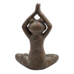 Artekko Animal Καφέ Διακοσμητικός Βάτραχος από Μαγνήσιο (29x38x17)cm