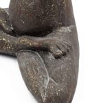 Artekko Animal Καφέ Διακοσμητικός Βάτραχος από Μαγνήσιο (29x38x17)cm