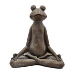 Artekko Animal Καφέ Διακοσμητικός Βάτραχος από Μαγνήσιο (31x17x34)cm