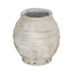 Artekko Antique Μπεζ Βάζο με Παλαίωση από Μαγνήσιο (44.5x44.5x47)cm