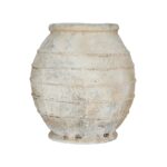 Artekko Antique Μπεζ Βάζο με Παλαίωση από Μαγνήσιο (44.5x44.5x47)cm