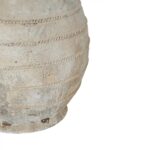 Artekko Antique Μπεζ Βάζο με Παλαίωση από Μαγνήσιο (44.5x44.5x47)cm