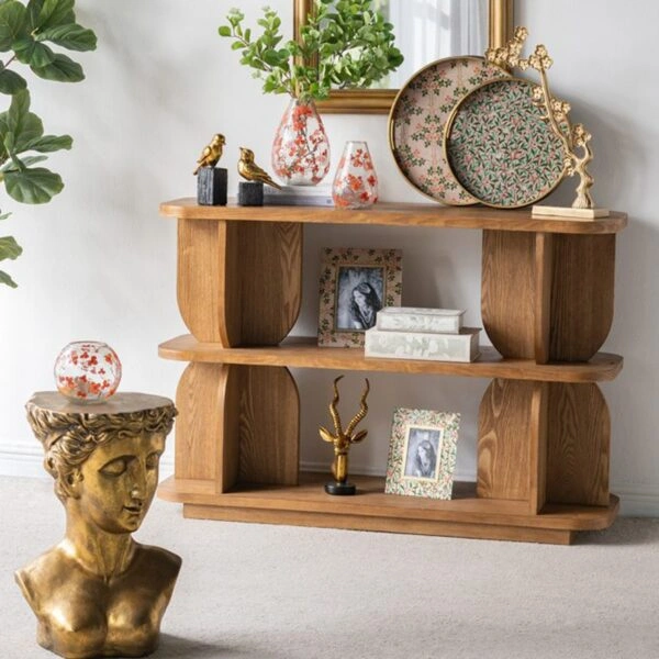 Artekko Aphelios Διάφανο Γυάλινο Βάζο με Πορτοκαλί Λουλούδια (15.2x15.2x23)cm