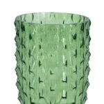 Artekko Glassy Πράσινο Γυάλινο Βάζο (21.5x21.5x32.6)cm