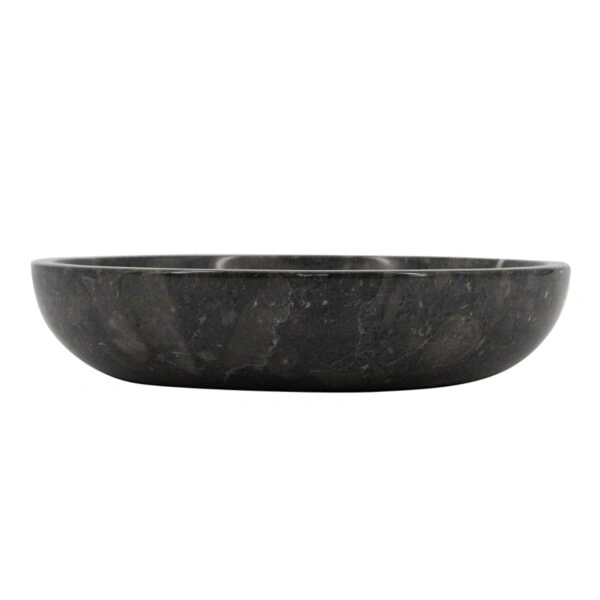 Artekko Marble Γκρι Μαρμάρινο Μπολ (21x21x4.5)cm