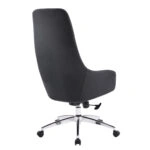 ΚΑΡΕΚΛΑ ΓΡΑΦΕΙΟΥ BEKKER HM18359.01 ΜΑΥΡΟ PU ΔΕΡΜΑ--ΒΑΣΗ ΧΡΩΜΙΟΥ 67x67x126Υεκ