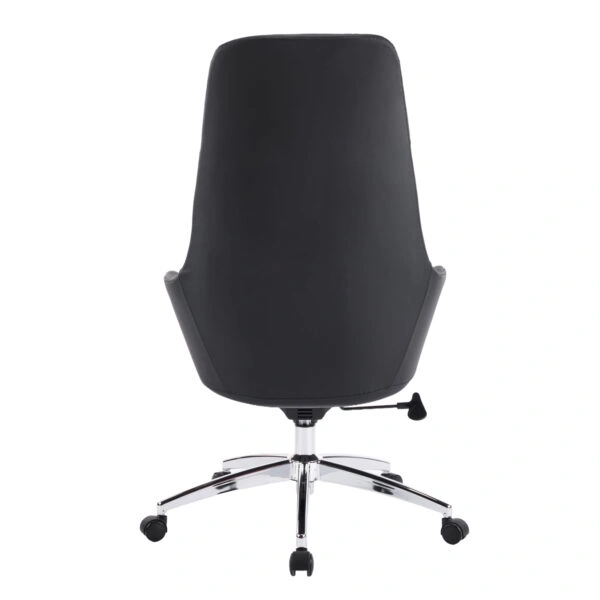 ΚΑΡΕΚΛΑ ΓΡΑΦΕΙΟΥ BEKKER HM18359.01 ΜΑΥΡΟ PU ΔΕΡΜΑ--ΒΑΣΗ ΧΡΩΜΙΟΥ 67x67x126Υεκ