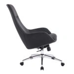 ΚΑΡΕΚΛΑ ΓΡΑΦΕΙΟΥ BEKKER HM18359.01 ΜΑΥΡΟ PU ΔΕΡΜΑ--ΒΑΣΗ ΧΡΩΜΙΟΥ 67x67x126Υεκ