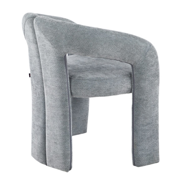 ΠΟΛΥΘΡΟΝΑ ΤΡΑΠΕΖΑΡΙΑΣ NEZA HM18362.01 ΑΝΟΙΧΤΟ ΓΚΡΙ ΥΦΑΣΜΑ 64x60x76,5Υεκ