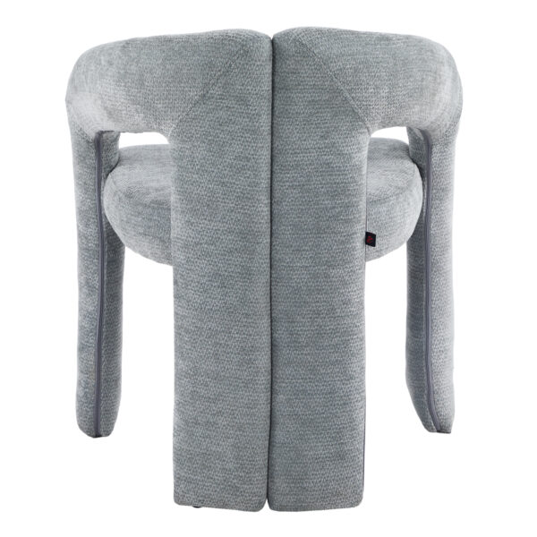 ΠΟΛΥΘΡΟΝΑ ΤΡΑΠΕΖΑΡΙΑΣ NEZA HM18362.01 ΑΝΟΙΧΤΟ ΓΚΡΙ ΥΦΑΣΜΑ 64x60x76,5Υεκ