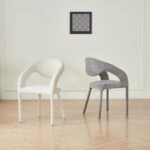 ΠΟΛΥΘΡΟΝΑ ΤΡΑΠΕΖΑΡΙΑΣ OFILIA HM18363.01 ΑΝΟΙΧΤΟ ΓΚΡΙ ΥΦΑΣΜΑ 58x54,5x85,5Υεκ