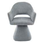 ΠΟΛΥΘΡΟΝΑ ΤΡΑΠΕΖΑΡΙΑΣ ΠΕΡΙΣΤΡΕΦΟΜΕΝΗ SIMA HM18360.01 ΓΚΡΙ ΥΦΑΣΜΑ 64x61x84,5Υεκ