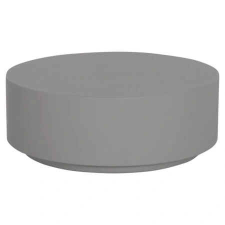 ΤΡΑΠΕΖΙ ΜΕΣΗΣ ΣΤΡΟΓΓΥΛΟ KYOKO HM6579.01 ΓΚΡΙ FIBER CEMENT Φ90x34Υεκ.