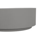 ΤΡΑΠΕΖΙ ΜΕΣΗΣ ΣΤΡΟΓΓΥΛΟ KYOKO HM6579.01 ΓΚΡΙ FIBER CEMENT Φ90x34Υεκ.