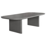 ΤΡΑΠΕΖΙ ΤΡΑΠΕΖΑΡΙΑΣ AZAMI HM6600.01 ΓΚΡΙ FIBER CEMENT 240x100x75Υεκ.