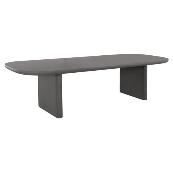 ΤΡΑΠΕΖΙ ΤΡΑΠΕΖΑΡΙΑΣ AZAMI HM6601.01 ΓΚΡΙ FIBER CEMENT 300x112x75Υεκ.