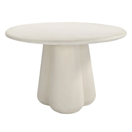 ΤΡΑΠΕΖΙ ΤΡΑΠΕΖΑΡΙΑΣ ΣΤΡΟΓΓΥΛΟ NAYU HM6583.02 ΜΠΕΖ FIBER CEMENT Φ120x75Υεκ