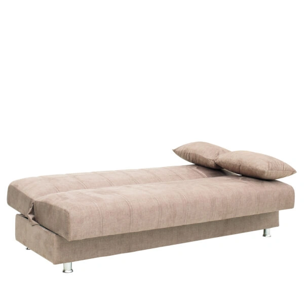 Καναπές Κρεβάτι Τριθέσιος LAURA ΙΙ Καφέ 190x84x86cm