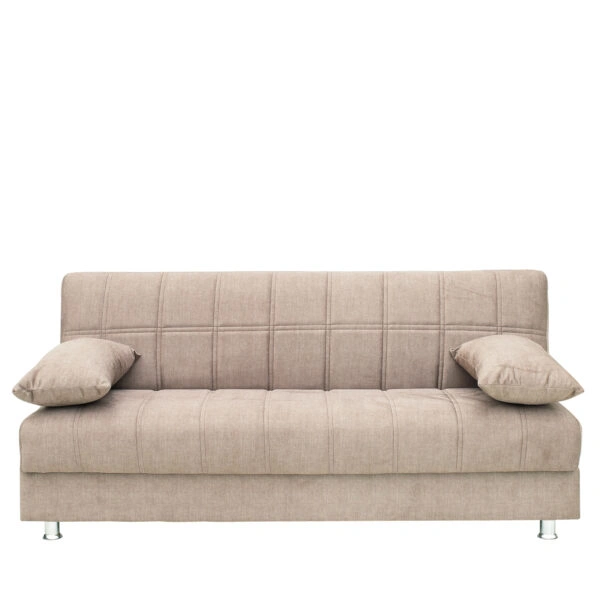 Καναπές Κρεβάτι Τριθέσιος LAURA ΙΙ Καφέ 190x84x86cm