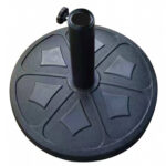 Βάση Ομπρέλας  LUNA Μαύρο Τσιμέντο Φ49cm 12.5kg