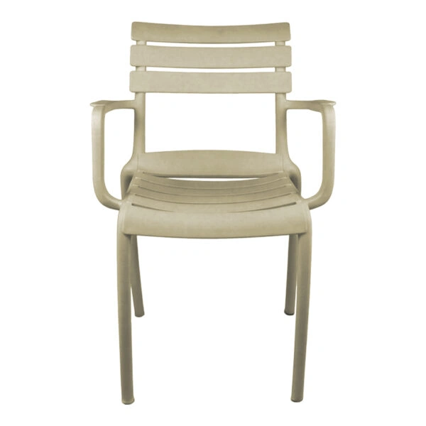 Πολυθρόνα Almea στοιβαζόμενη pp cappuccino 58x56x82εκ