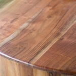 Artekko Jali Καφέ Ξύλινο Τραπέζι Σαλονιού (93x93x46)cm