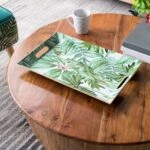 Artekko Jali Καφέ Ξύλινο Τραπέζι Σαλονιού (93x93x46)cm