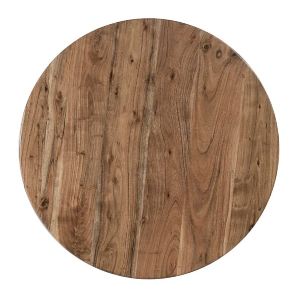 Artekko Jali Καφέ Ξύλινο Τραπέζι Σαλονιού (93x93x46)cm