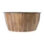 Artekko Jali Καφέ Ξύλινο Τραπέζι Σαλονιού (93x93x46)cm