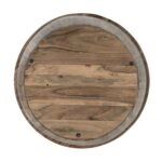 Artekko Jali Καφέ Ξύλινο Τραπέζι Σαλονιού (93x93x46)cm