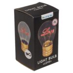 Φωτιστικό Επιτραπέζιο LED Λάμπα Πυρακτώσεως Με Κείμενο ‘Love’ Επαναφορτιζόμενο 12x7cm