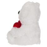 Αρκουδάκι Με Κόκκινη Καρδιά ‘I Love You’ Λευκό/Κόκκινο 22cm
