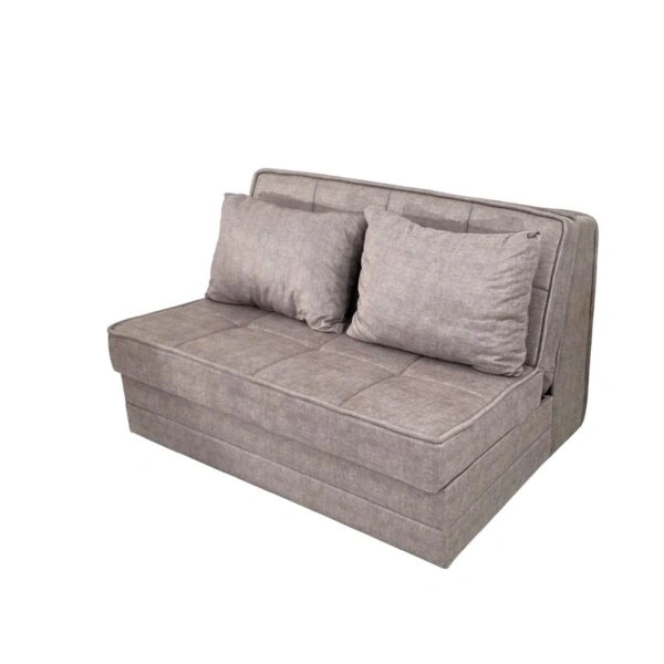Artekko Thales Μπεζ Διθέσιος Καναπές με Αποθηκευτικό Χώρο (110x140x90)cm Κρεβάτι (200x140x45)cm