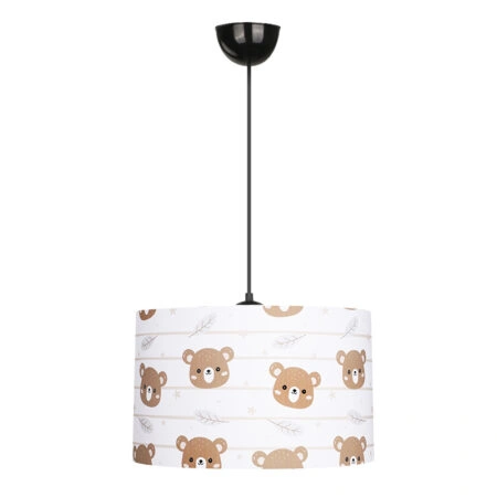 Φωτιστικό οροφής Tale Megapap E27 ύφασμα PVC μονόφωτο πολύχρωμο Ø33x70εκ.