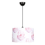 Φωτιστικό οροφής Tale Megapap E27 ύφασμα PVC μονόφωτο πολύχρωμο Ø33x70εκ.