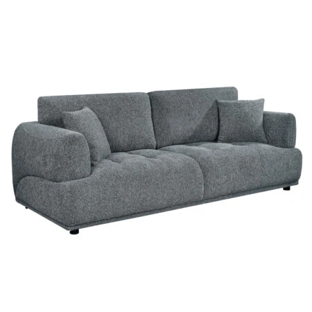 ΚΑΝΑΠΕΣ 3-ΘΕΣΙΟΣ STRUCTO HM3329.01 ΓΚΡΙ ΥΦΑΣΜΑ 227x94x88Υεκ.