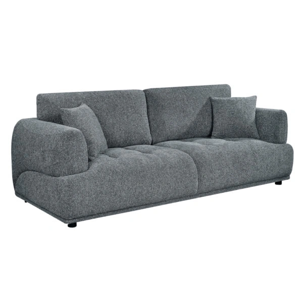ΚΑΝΑΠΕΣ 3-ΘΕΣΙΟΣ STRUCTO HM3329.01 ΓΚΡΙ ΥΦΑΣΜΑ 227x94x88Υεκ.
