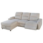 ΚΑΝΑΠΕΣ ΑΡΙΣΤΕΡΗ ΓΩΝΙΑ SYNTHIA HM3308.01L ΑΝΑΚΛΙΣΗ & ΑΠΟΘ.ΧΩΡΟΣ--ΜΠΕΖ 246x159x97Υεκ