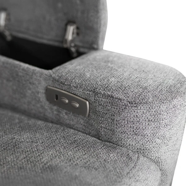 ΚΑΝΑΠΕΣ ΔΕΞΙΑ ΓΩΝΙΑ SYNTHIA HM3308.03R ΑΝΑΚΛΙΣΗ & ΑΠΟΘ.ΧΩΡΟΣ--ΓΚΡΙ 246x159x97Υεκ