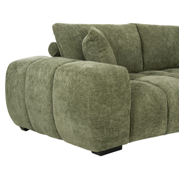 ΚΑΝΑΠΕΣ ΓΩΝΙΑ (ΔΕΞΙΑ) COVEN HM3266.14R ΠΡΑΣΙΝΟ ΥΦΑΣΜΑ 298x102-208x85Υεκ.